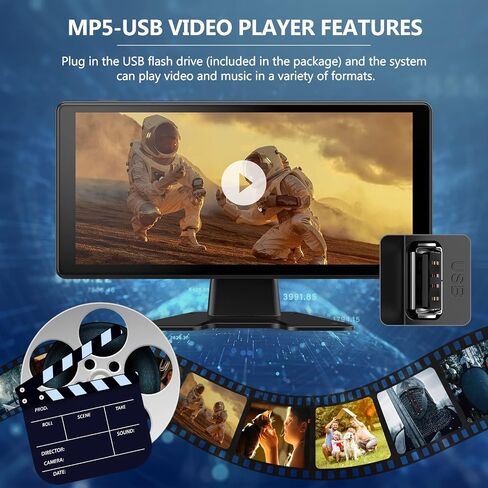 4K RV Backup Camera System 10.1" Quad Split Touchscreen Monitor 4 1080P HD Rear Side View Cameras DVR Recording Bluetooth Music USB Video Play IP69 Waterproof Night Vision for RV Truck Trailer in Saudi Arabia