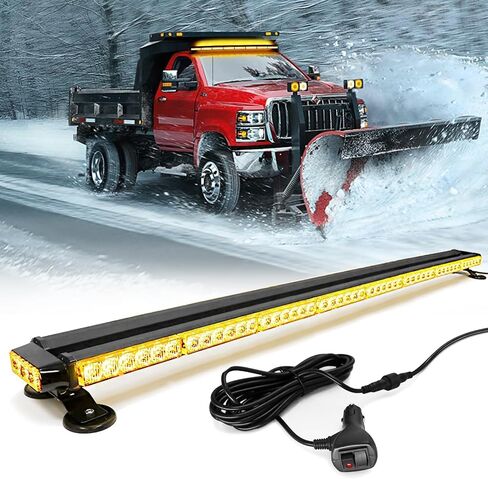 48 '' 104 LED الطوارئ Strobe Rooftop Light Light Light ، مصابيح أمان من منارة منارة مع منارة مع MANGET in Kuwait