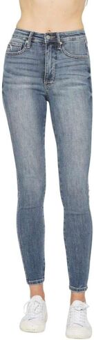 Judy Blue High Waist Tummy Control Contrast Wash Skinny Jeans for Women in Saudi Arabia