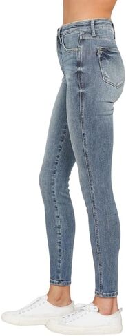 Judy Blue High Waist Tummy Control Contrast Wash Skinny Jeans for Women in Saudi Arabia