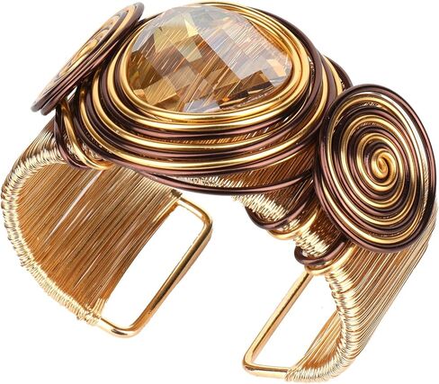 Chunky Gold Cuff Bracelets for Women Stack Silver Bracelet Vintage Bohemian Indian Bangles for Women Adjustable Open Wide Gold Bangle Bracelet Trendy Statement Jewelry in Saudi Arabia