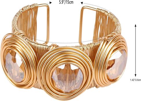 Chunky Gold Cuff Bracelets for Women Stack Silver Bracelet Vintage Bohemian Indian Bangles for Women Adjustable Open Wide Gold Bangle Bracelet Trendy Statement Jewelry in Saudi Arabia