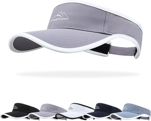 Peicees Wide Brim Visor for Women Men Sports Visor UV UPF50+ Sun Protection Hat Sun Cap for Summer Golf Tennis Running in Saudi Arabia