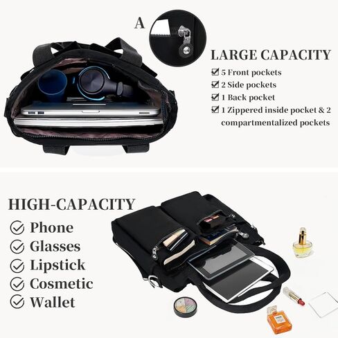 Tote Bag for Women Work Handbags for Women Crossbody Bags with Multiple Pockets in Kuwait