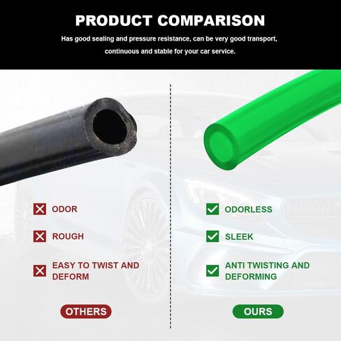 Tubing Carburetor Fuel Vent Line, Motorcycle Fuel Line, Flexible Anticorrosion Gas Line Petrol Hose Line, Universal Petrol Pipe Replacement Car Accessories for Motorcycle Dirt Bike (Pink) in Kuwait