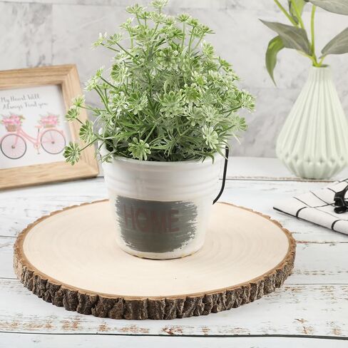 2pcs Large Wood Slices for Centerpieces 12-13 inches Wood Rounds for Tables Decor Rustic Wood Circles for DIY Crafts and Wedding Decor Round Wooden Discs Wood Slice Ornaments in Kuwait