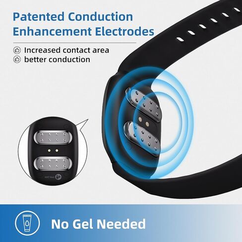 EmeTerm تخفيف الغثيان القطب الكهربائي محفز غثيان الصباح الحركة غثيان السفر القيء الإغاثة قابلة لإعادة الشحن لا هلام العصابات المعصم خالية من المخدرات دون آثار جانبية (أسود) in Kuwait