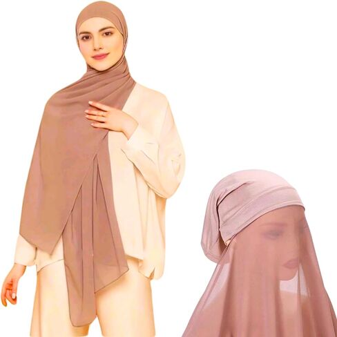 Instant Hijab for Women, Hijab Scarf, Islam Headscarf, Muslim Scarf, Headscarf Islamic clothing, Hijab Beginners, Head Wrap in Kuwait