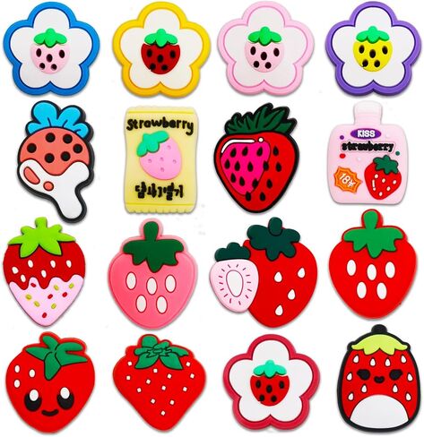 12PCS Gymnastics Ballet Cheer Meangirl Makeup Breast Cancer Awareness Girls Mom Croc Bubble Slides Clogs Sandals, Cute Shoe Accessories Decorations for Girls Women Teens Adults in Saudi Arabia