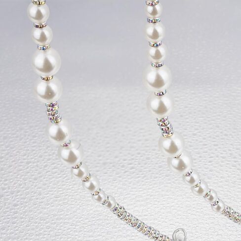 Bling Diamond Pearl Chain Shoe Jewelry for Sneakers Boots Shoelace Charms Accessories Shoe Lace Decoration Clips in Kuwait