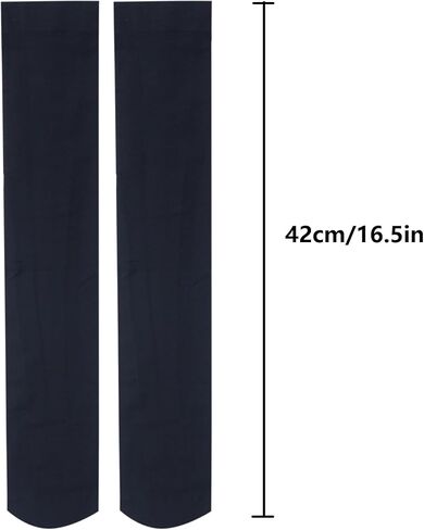 Bestjybt 3 Pairs Women's Opaque Stretchy Nylon Knee High Stockings Trouser Socks in Saudi Arabia