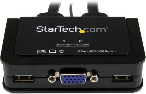 StarTech 2-Port USB VGA Cable KVM Switch 2048x1536 USB Powered (SV211USB) in Kuwait