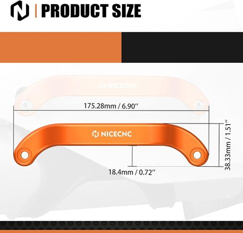 Forged Rear Lift Grab Handle with Bolt Kits Compatible with KTM 125-500 EXC EXCF XCW XCF-W 2024 SMR 450 2023,Compatible with Husqvarna 125-450 FC FX TX TC 23-24 125-501 TE FE 2024,See Fitment in Kuwait