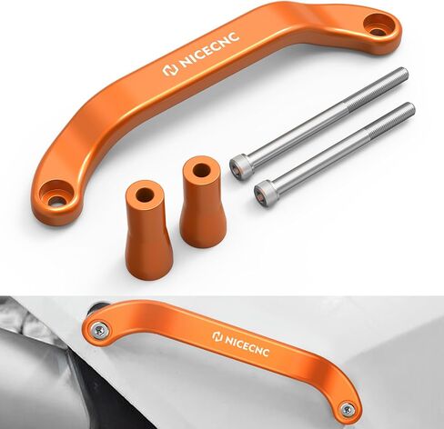 Forged Rear Lift Grab Handle with Bolt Kits Compatible with KTM 125-500 EXC EXCF XCW XCF-W 2024 SMR 450 2023,Compatible with Husqvarna 125-450 FC FX TX TC 23-24 125-501 TE FE 2024,See Fitment in Kuwait
