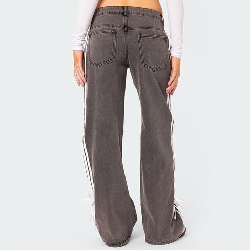 Women's Baggy Denim Pants High Waisted Y2K Wide Leg Oversized Plus Size Boyfriend Cargo Jeans Streetwear Trousers in Saudi Arabia