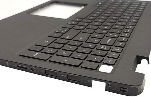 Jxjslp حافظة علوية جديدة للوحة مفاتيح Palmrest الخلفية لاستبدال مجموعة DELL Latitude 3520 E3520 Series غطاء علوي للكمبيوتر المحمول بتصميم أمريكي DJP76 0DJP76 أسود in Kuwait