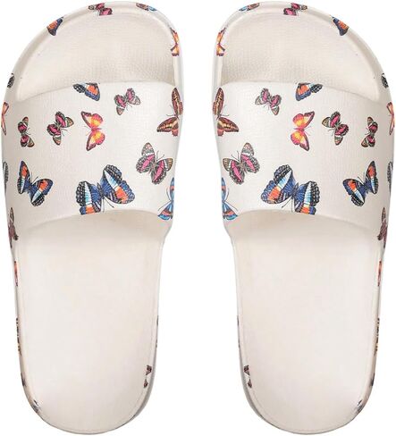 SHENHE Women's Cherry Print EVA Slippers Non Slip Open Toe Bedroom Beach Slide Slippers in Kuwait