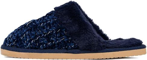Nautica Women's Cozy Clog Slippers with Plush Faux Fur Collar and Durable Rubber Sole for Indoor & Outdoor Comfort in Kuwait