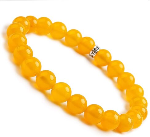 BONNY BOXX Natural Stretch Healing Gemstone Bracelet, 4/6/8mm Semi Precious Stone Bracelet for Men Women, Stress Relief Crystal Jewelry in Saudi Arabia