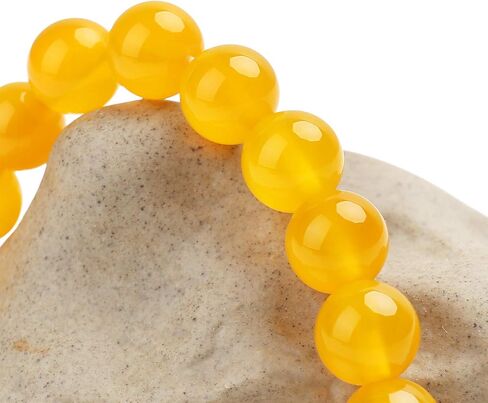 BONNY BOXX Natural Stretch Healing Gemstone Bracelet, 4/6/8mm Semi Precious Stone Bracelet for Men Women, Stress Relief Crystal Jewelry in Saudi Arabia