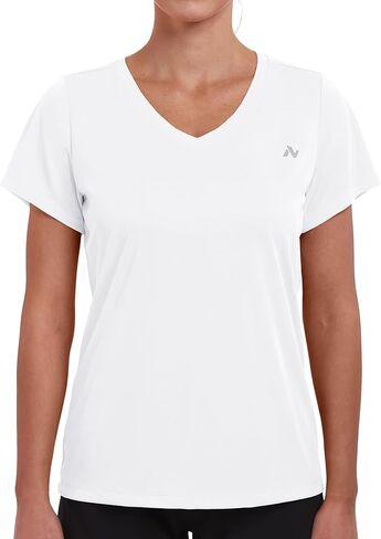 Women's UPF 50+ Sun Shirts Dry Fit Athletic Running Long Sleeve T-Shirts V-Neck Performance Tee Top in Saudi Arabia