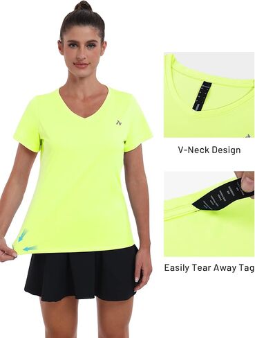 Women's UPF 50+ Sun Shirts Dry Fit Athletic Running Long Sleeve T-Shirts V-Neck Performance Tee Top in Saudi Arabia