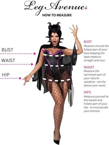 Leg Avenue Womens 3 PC Evil EnchanressHalloween Costume in Saudi Arabia