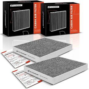A-Premium 2-PC Cabin Air Filter with Activated Carbon Compatible with Hyundai & Kia - Kona 18-22, Tucson 16-21, Veloster 19-21, Venue 20-23, Seltos 21-23, Soul 20-23, Sportage 17-22 - Replace# CF12160