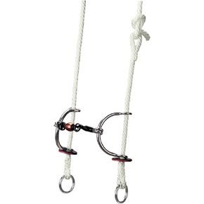 Weaver Leather Gag Bridle with Sweet Iron Copper Roller Mouth Sliding Bit, Pink, 1 Count (Pack of 1)