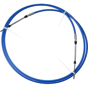 Motoforti 1pcs 16ft 5 Meter 197 Inch Marine Type 3300 / 33C Throttle Shift Remote Control Box Cable for Yamaha Outboard Engine Boat Motor Steering System Blue