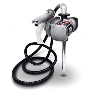 Fuel Transfer Pump Kit 15GPM/57LPM DC 12V 180W 22A Rotary Vane Motor with 14' Foot Anti-Static Discharge Hose & Filter, Extensible Suction Tube, 2" Inch Bung Adapter & Aluminum Manual Nozzle in Saudi Arabia