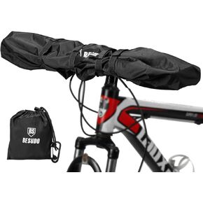 Besudo Handlebar Cover Ebike Transport Protection - Handlebar Protective Cover Handlebar Hood Handlebar Cover for Bicycle - Bicycle Cover for Rear Rack Handlebar Rain Protection -30-B-US