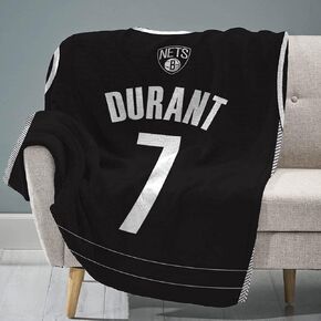 Brooklyn Nets Kevin Durant 60" x 80" Raschel Plush Blanket – A NBA Jersey Throw