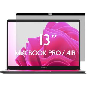 Laptop Magnetic Privacy Screen Protector for 13.6 inch MacBook Air (2022, M2) - Blue Light Blocking Security Screen Shield, Anti-Smudge Cover, UV Filter, Computer Private Screen Hider