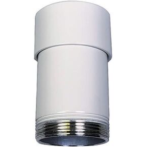 AMER 3" Extension Pole Tube for Universal Projector Ceiling Mount with Internal Cable Management for AMRP100, AMRDCP100KIT (White) (White, 3 inch)