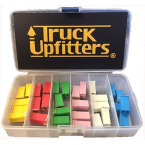 30 قطعة من مجموعة الصمامات الطويلة/القياسية للسيارات JCASE على شكل صندوق للعلامات التجارية الأجنبية والمحلية للشاحنات الصغيرة والسيارات وسيارات الدفع الرباعي. يأتي مع علبة و20، 25، 30، 40، 50، و60 أمبير! in Kuwait