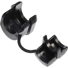 58248 Round Nylon Strain Relief Bushing (1") - 3 Pieces , Black