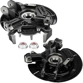 Rear Steering Knuckle Wheel Hub Assembly Pair Compatible with 2002-2005 Ford Explorer 2002-2005 Mercury Mountaineer Replace # 698013 698012 LK001 LK002