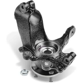 A-Premium Front Steering Knuckle & Wheel Bearing Hub Assembly Compatible with Ford Focus 2012-2018, w/5-Lug, Right Passenger Side, Replace # CV6Z3K185A