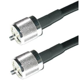 MPD Digital LMR240 Low Loss RF Coaxial Cable 50 ohm with PL259 Male Connectors, for Hotspot WiFi, Radio Transmitters, Antenna - 15ft