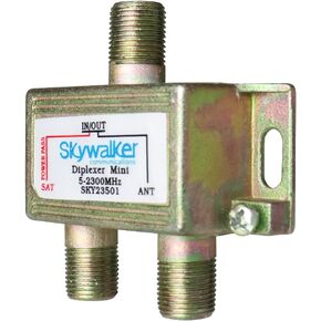 Skywalker 5-2300MHz Mini Diplexer for Off-Air & Satellite Signals (Dish Pro Plus Compatible)