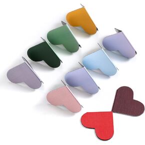 20 Pack Heart-Shaped Magnetic Bookmarks, Perfect for Book Lovers, Children, Women, Men, Teachers, Students, Birthday, Christmas, Graduation Double-Sided Printing for Easy Page Marking Gifts
