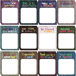 Spakon 12 Pieces Modern Appreciation Sticky Notes 3 x 4 Inch Funny Inspirational Sticky Note Motivational Memo Pads Cute Positive Note Pads School Office Supplies, 30 Sheets Each