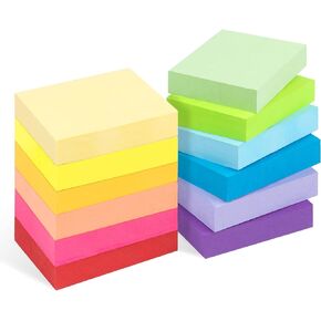 2400 Sheets Sticky Notes - 2 x 1.5 Notes Pads, Small Self-Adhesive Notes, Yellow Self-Stick Pads for Office Supplies, School, Home (24 Pack)