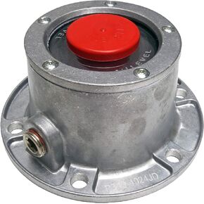 343-4024 Replacement 6 Hole Aluminum Hubcap with Side Pipe Plug and Gasket