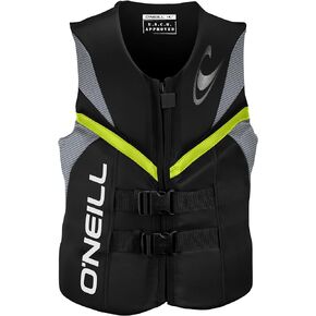 سترة نجاة Reactor USCG للرجال من O'Neill، أسود/قمري/دايجلو، مقاس متوسط in Kuwait