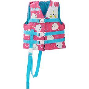 سترة نجاة للأطفال من Stearns Puddle Jumper، سترة نجاة متغيرة اللون للأطفال بوزن 30-50 رطلاً، سترة نجاة من النوع الثالث معتمدة من USCG لحمام السباحة والشاطئ والقوارب والمزيد in Kuwait