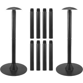X AUTOHAUX 2pcs Boat Cover Support Pole Adjustable Height from 12" to 54" 6-Stage Extension ABS Support Pole System for Boat Cover