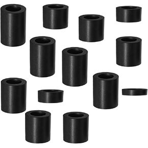 Wheel Axle Spacers Kit ID-1" -OD-1-1/2" Black For Harley Dyna Touring Softail
