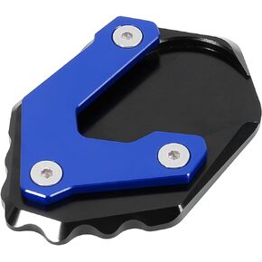 F FIERCE CYCLE Motorcycle Kickstand Side Stand Enlarger Plate Pad Aluminum Alloy Blue for BMW R1200GS LC 2013-2018